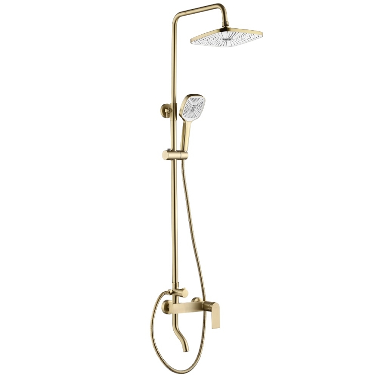душевая система Rea Storm brushed gold (REA-P9535)