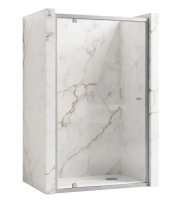 душевая дверь Rea Primo Swing 80x190 безопасное стекло, прозрачное, chrome (REA-K2563)