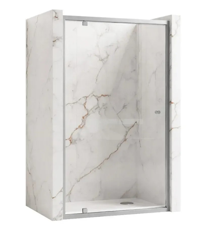 душевая дверь Rea Primo Swing 80x190 безопасное стекло, прозрачное, chrome (REA-K2563)