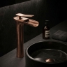 смеситель для умывальника Rea Laguna high brushed copper (REA-B8121)