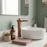 смеситель для умывальника Rea Laguna high brushed copper (REA-B8121)