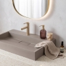 умывальник Rea Goya 37x60 taupe (REA-U4413)