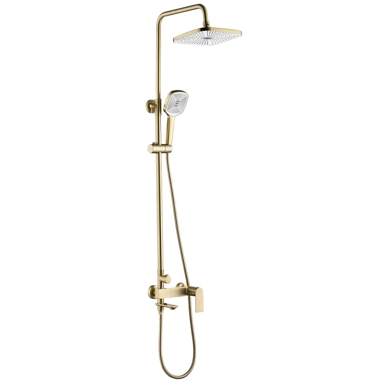 душевая система Rea Storm brushed gold (REA-P9536)
