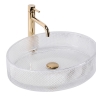 умывальник Rea Mirella 49,5x38 Transparent (REA-U3525)