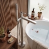 смеситель для ванны Rea Grace напольный brushed nickel (REA-B2238)