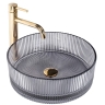 умывальник Rea Ingrid 36x36 grey (REA-U8524)