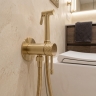 гигиенический набор Rea Lungo Loop Diamond brushed gold (REA-B3330)