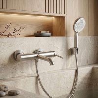 смеситель для ванны Rea Rivo brushed nickel (REA-B7506)