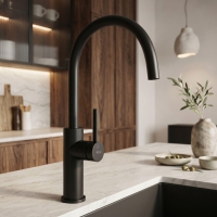 смеситель для кухни Rea Rivo black (REA-B9341)