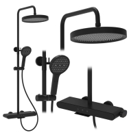 душевая система для ванны и душа Rea Farel black matt (REA-P0354)