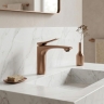 смеситель для умывальника Rea Vision низкий, brushed copper (REA-B6343)