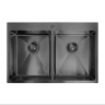 кухонная мойка Rea Joel 83x55 с сифоном black (ZLE-06410)