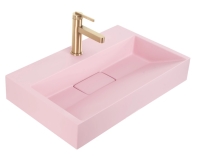 умывальник Rea Goya 37x50 pink (REA-U4410)