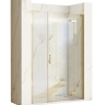 душевая дверь Rea Hugo 80x200,5 безопасное стекло, прозрачное, матовое золото (REA-K8410)