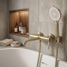 смеситель для ванны Rea Rivo brushed gold (REA-B9338)