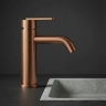 смеситель для умывальника Rea Ontario низкий, brushed copper (REA-B0970)