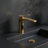 смеситель для умывальника Rea Vision низкий, gold (REA-B6341)