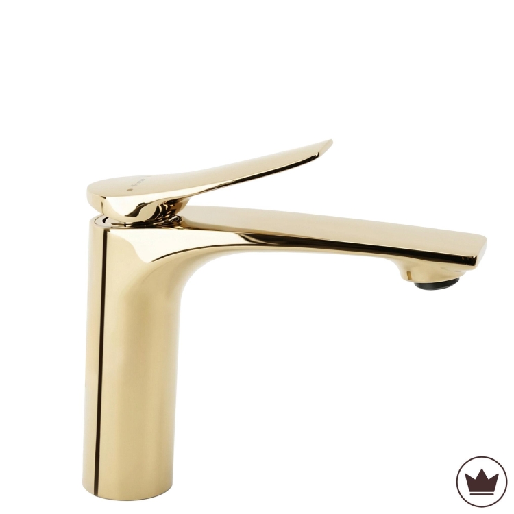 змішувач для умивальника Rea Vision низький, gold (REA-B6341)