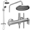 душевая система Rea Hunter brushed nickel (REA-P8928)