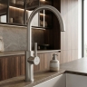 смеситель для кухни Rea Rivo brushed nickel (REA-B9340)