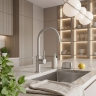 смеситель для кухни Rea Rivo brushed nickel (REA-B9340)