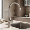смеситель для кухни Rea Rivo brushed nickel (REA-B9340)