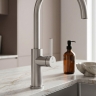 смеситель для кухни Rea Rivo brushed nickel (REA-B9340)