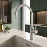 смеситель для кухни Rea Rivo brushed nickel (REA-B9340)