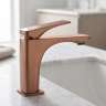 смеситель для умывальника Rea Joe Premium Low brushed copper (REA-B8936)