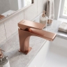 смеситель для умывальника Rea Joe Premium Low brushed copper (REA-B8936)