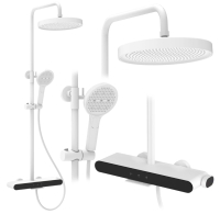 душевая система для ванны и душа Rea Farel white matt (REA-P0353)