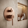 душевая система Rea Foster скрытого монтажа, brushed copper +BOX (REA-P7621)