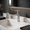 смеситель для умывальника Rea Arcos brushed nickel (REA-B6961)