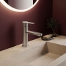 смеситель для умывальника Rea Arcos brushed nickel (REA-B6961)