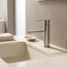 смеситель для умывальника Rea Arcos brushed nickel (REA-B6961)
