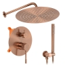 душевая система Rea Venti скрытого монтажа, brushed copper +BOX (REA-P8711)