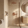 душевая система Rea Venti скрытого монтажа, brushed copper +BOX (REA-P8711)