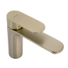 смеситель для умывальника Rea Drop brushed gold, низкий (REA-B8975)