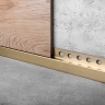 плинтус для душевого поддона Rea 130 см brush gold (REA-K4302)
