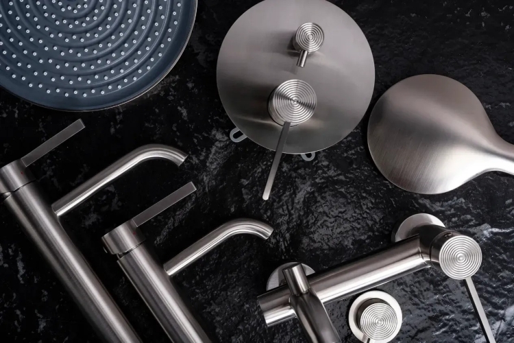 смеситель для умывальника Rea Foster высокий, brushed nickel (REA-B6324)