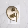 душевая система Rea Grace скрытого монтажа, brushed gold +BOX (REA-P4405)