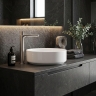 смеситель для умывальника Rea Logan brushed nickel (REA-B6684)