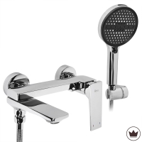 смеситель для ванны и душа Rea Prime chrome (REA-B6749)