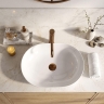 умывальник Rea Cleo 50x35 накладной white глянцевый (REA-U7881)
