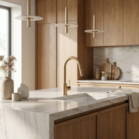 смеситель для кухни Rea Ontario brushed gold (REA-B7575)