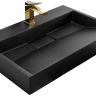 умывальник Rea Goya 37x70 black mat (REA-U8802)