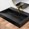 умывальник Rea Goya 37x70 black mat (REA-U8802)