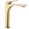 смеситель для умывальника Rea Joe brushed gold, высокий (REA-B8991)
