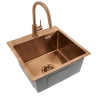 кухонная мойка Rea Leo 40x45 brush copper (ZLE-06016)