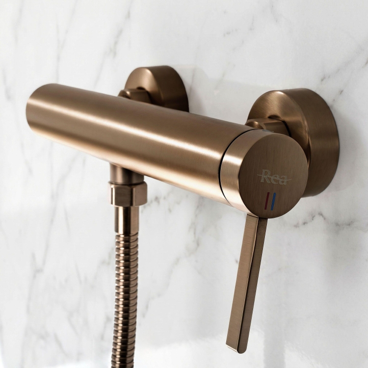 смеситель для душа Rea Rivo brushed copper (REA-B9330)